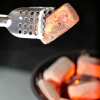Charbon à chicha hexagonal de qualité supérieure, briquettes de charbon de noix de coco naturel, sans fumée, faible teneur en cendres, pour narguilé