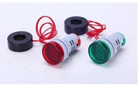 AD16-22AV circulaire affichage numérique LED voyant bouton Signal tension courant fréquence indicateur lumineux