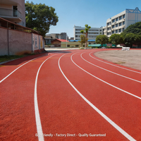 Granulés de caoutchouc EPDM de qualité supérieure résistants aux UV pour pistes d'athlétisme, terrains de jeux universitaires écologiques et perméables, livraison DDP disponible