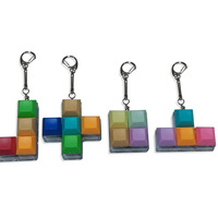 Porte-clés lumineux personnalisables avec touches de clavier, jouet anti-stress à presser, plusieurs options de couleurs