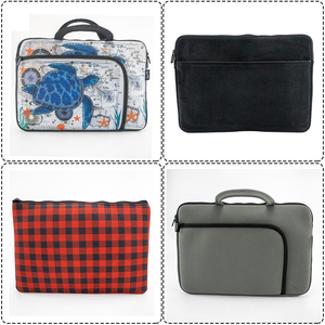 Sarung Laptop Neoprene cetak kustom dan tas <span class=keywords><strong>Notebook</strong></span> Laptop Tote ritsleting ganda kustom - Product Image 6