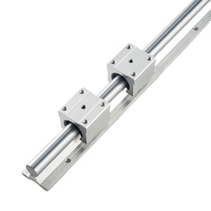 Riel de guía lineal SBR con bloque deslizante de aluminio, acero 45 de grado de precisión P para fabricación de máquinas herramienta - Product Image 1
