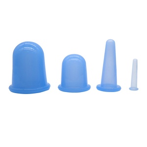Ventouses de massage en silicone anti-cellulite pour le visage et le corps, ensemble de ventouses faciales à aspiration sous vide - Product Image 3