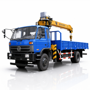 รถบรรทุกสินค้า CLW 4x2 Dongfeng พร้อมเครนบูมแบบยืดหดได้ 5-8 ตัน ควบคุมได้อย่างแม่นยำสำหรับงานก่อสร้างนอกถนนและการขนส่งสินค้า - Product Image 1