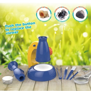 Microscope STEM Toy Science Learning Kit avec Viewer détachable Kids Musical Preschool Science Experiment Kit - Product Image 4