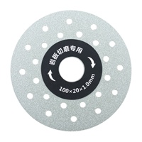 Disque abrasif diamanté en céramique poreux élargi 100 mm, épaisseur 8 mm, pour la découpe et le meulage de carreaux et de pierres, outil industriel pour peinture et outils électriques