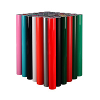 Vinilo Adhesivo Multicolor en Rollo, Lámina Vibrante para Señalización Comercial, Manualidades y Corte, Suministro Directo de Fábrica