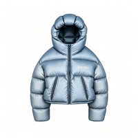Vestes matelassées streetwear personnalisées à fermeture éclair détachable, manteaux d'hiver chauds et imperméables pour hommes