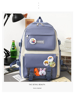 New Grade Three to Five and Six Primary <b>School</b> Schoolbag Women's Korean-style Large Capacity Five-piece Children's <b>Backpack</b> - Product Image 5
