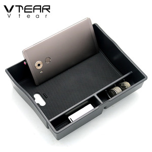 Vtear para Toyota <span class=keywords><strong>Sienna</strong></span> coche reposabrazos caja de almacenamiento central contenedor titular estilo insertar bandeja de la tablilla de caso accesorios de auto - Product Image 6