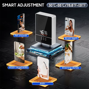 Smart 6kW Calentador Electrico De Agua Casa Para Ducha Para Bano Instant Instantaneo Geyser <span class=keywords><strong>Chauffe</strong></span>-<span class=keywords><strong>eau</strong></span> - Product Image 6