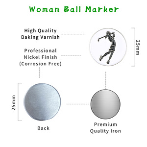 Silicone <b>Golf</b> Cap Clip Magnetic Ball Marker Universal For <b>Golf</b> Hat Sleeve Belt Visor - Product Image 3