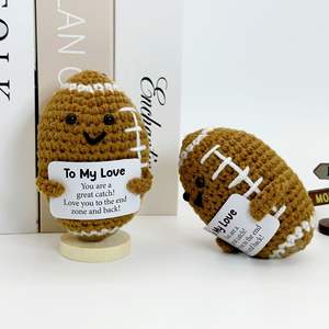 Poupée de football au crochet faite à la main positive, <span class=keywords><strong>pour</strong></span> <span class=keywords><strong>mon</strong></span> amour, cadeaux amusants et mignons <span class=keywords><strong>pour</strong></span> un <span class=keywords><strong>anniversaire</strong></span>, un <span class=keywords><strong>anniversaire</strong></span> de mariage, un <span class=keywords><strong>cadeau</strong></span> <span class=keywords><strong>pour</strong></span> un petit ami, un <span class=keywords><strong>mari</strong></span>, une femme, la Saint-Valentin - Product Image 4