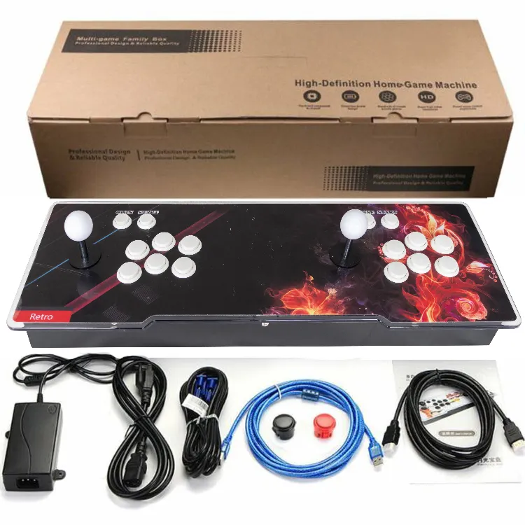 Controller double stick arcade con uscita HD saga 3d arcade console di gioco 3d wifi plus arcade box 8000 7000 game