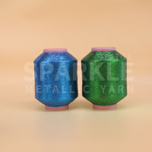 Nhiều Màu Polyester Lấp Lánh Kim Loại Đan Chủ Đề Cho Áo Len Dệt Kim Llurex Kim Loại Chủ Đề MX Loại Kim Loại Sợi - Product Image 2