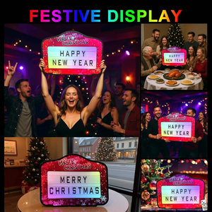Custom Happy Birthday Nightclub <b>LED</b> Marquee Message Board Sign Bottle Presenter VIP Service with 2 Sets Interchangeable Letters - Product Image 2