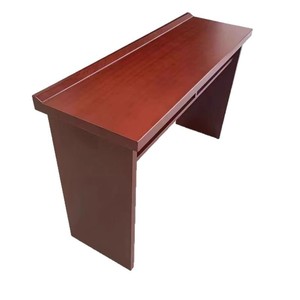 Lớn <span class=keywords><strong>1.2M</strong></span> hình chữ nhật gỗ rắn đôi bàn hội nghị di chuyển đồ nội thất văn phòng với bảng phụ - Product Image 5
