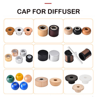 Bouteille en verre cylindrique de 120 ml pour diffuseur à bâtonnets, récipient d'arôme sans flamme pour parfum d'intérieur, rechargeable et pour transfert de liquide
