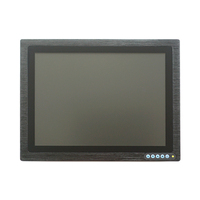 Moniteur à écran tactile étanche ip67 de 15 pouces avec écran de qualité industrielle et BNC
