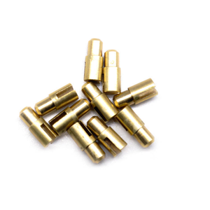 Fixations personnalisées usinées CNC, résistantes à la corrosion, de remplacement, en laiton poli, à rainure plate, rivets fendus - Product Image 1