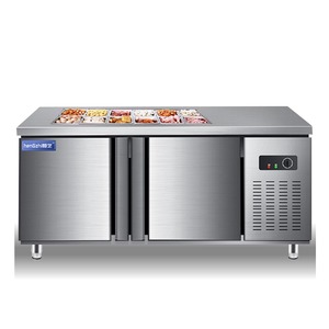 Tủ lạnh âm bàn nhà hàng thương mại, tủ đông chuẩn bị pizza, quầy trưng bày salad - Product Image 3