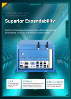 Computadora industrial de temperatura amplia modular de la serie 2, con procesador Intel Core I7/i5/i3 de 6. ª/7. ª/8. ª/9. ª generación, caja PC integrada LAN de 2GbE