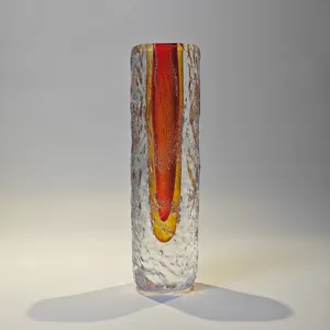 Murano hand make Europe Nordic Style hotel villa Interior Accessories Decoration Colorful Murano Hand Blown Glass Vase