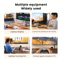Câble UGREEN vers VGA 1080P, adaptateur vidéo M/M mâle vers mâle, convertisseur VGA