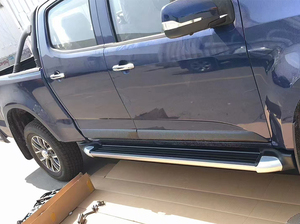 Pedane Laterali <span class=keywords><strong>in</strong></span> <span class=keywords><strong>Alluminio</strong></span> per Isuzu D-MAX Remax Lingtuo OEM, Pedane Antiscivolo, Accessori Esterni 4x4 - Product Image 6