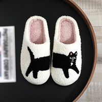 Chaussons d'hiver chauds et amusants en coton, motifs animaux : Lapin, Chien, Chat, Tortue, Léopard, Demu, Mouton à visage noir, Capybara, Teckel