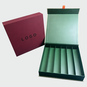 Boîte cadeau en papier <span class=keywords><strong>de</strong></span> <span class=keywords><strong>lin</strong></span> <span class=keywords><strong>de</strong></span> luxe, logo personnalisé, fermeture magnétique, lamination mate, matériaux recyclés écologiques, emballage pour chocolat - Product Image 1