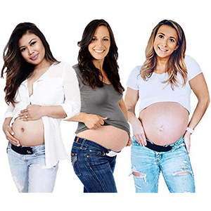Cintura elástica para pantalones de maternidad que se estira y expande, ajustable y extensible. - Product Image 1