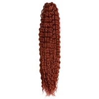 Extensions de cheveux synthétiques 100 % résistantes à la chaleur, ondulations Ariel, Body Wave, Deep Wave, pour blondes, vente en gros