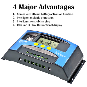 30A 20A 10A PWM năng lượng mặt trời <span class=keywords><strong>CHARGE</strong></span> <span class=keywords><strong>CONTROLLER</strong></span> nhận dạng tự động 12V24V thích hợp cho RV Home cắm trại năng lượng mặt trời hệ thống bảng điều khiển - Product Image 5