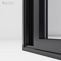 Foshan Fenêtre coulissante en aluminium à double vitrage directe d'usine Maison personnalisée Fenêtres Persienne Design moderne Norme australienne