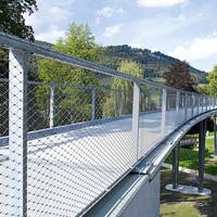 Filet de sécurité tissé en treillis métallique en acier inoxydable 304 sur mesure pour la protection des zones panoramiques, des zoos et la protection antichute en haute altitude