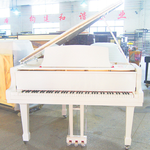 Middleford <span class=keywords><strong>Piano</strong></span> de cola blanco con Banco de <span class=keywords><strong>piano</strong></span> y accesorios - Product Image 2