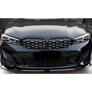 สำหรับ BMW ซีรีส์ 3 G20 G28 LCI 2018+ ชุดแต่งสเกิร์ตหน้าทรง MP สำหรับกันชนหน้า ชุดแต่งดิฟฟิวเซอร์ ชุดแต่งกันชนหน้า อุปกรณ์ตกแต่งรถยนต์ - Product Image 3