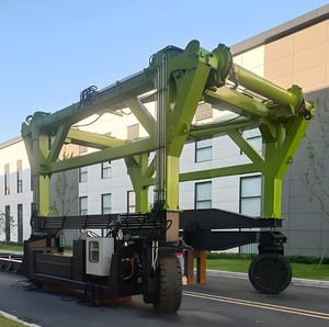Listrik <span class=keywords><strong>45</strong></span> <span class=keywords><strong>Ton</strong></span> wadah seluler Gantry Crane PLC pengendali jarak jauh tanah kebisingan rendah biaya energi rendah 20ft 40ft penanganan - Product Image 2
