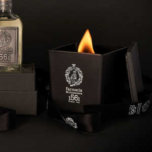 Farmacia SS Annunziata เทียนศิลปะ Cambio แบรนด์1561 190กรัมกลิ่นส้มผ่อนคลายกลิ่นหอมที่เพิ่ม - Product Image 1