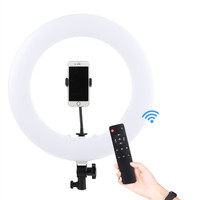 Éclairage photographique : Anneau lumineux LED dimmable haut de gamme de 18 pouces pour YouTube, TikTok, diffusion en direct, maquillage et tournage vidéo