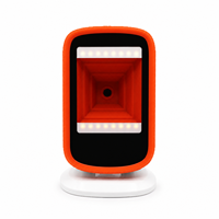 Lecteur de codes-barres 2D de bureau avec capteur d'image CMOS, USB 2.0, scanner de codes QR, Plug & Play GT-9207, compatible avec les ordinateurs portables/Linux pour les points de vente