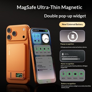 Soporte Plegable 3 en 1 de Aleación con Pantalla TFT, Batería Externa de 20W Tipo-C de Polímero de Litio de 10000mAh con Cables Integrados - Product Image 2