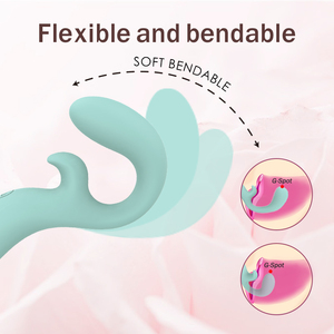 Vibrador de Clítoris y Punto G de Doble Motor y 10 Velocidades para Mujer, Resistente al Agua IPX7, Recargable por USB, de Silicona Flexible, Personalizable OEM/ODM - Product Image 5
