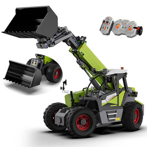 Cada c61051w 1/17 quy mô Telescopic loader <span class=keywords><strong>Crane</strong></span> 1469pcs <span class=keywords><strong>DIY</strong></span> <span class=keywords><strong>RC</strong></span> xe nâng tàu sân bay xe tải gạch đồ chơi - Product Image 1