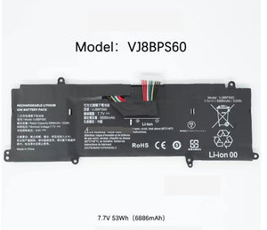 Batterie d'ordinateur portable neuve VJ8BPS60 pour <span class=keywords><strong>Sony</strong></span> <span class=keywords><strong>VAIO</strong></span> <span class=keywords><strong>Z</strong></span> 14,0 pouces Série <span class=keywords><strong>VAIO</strong></span> <span class=keywords><strong>Z</strong></span> 7,7V 53Wh 6886mAh - Product Image 3