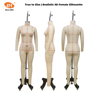 <span class=keywords><strong>Mannequin</strong></span> de <span class=keywords><strong>couture</strong></span> <span class=keywords><strong>professionnel</strong></span> JUNMEI taille européenne 42, corps entier, en fibre de verre durable, pour designers et tailleurs - Product Image 2