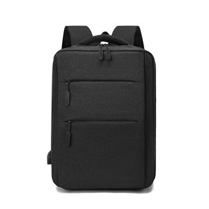 Mochila Ejecutiva Oxford de Gran Capacidad con Cierre de Cremallera, Impermeable, Antirrobo, USB, Diseño Geométrico, Estilo Simple para Comercio Exterior - Product Image 3
