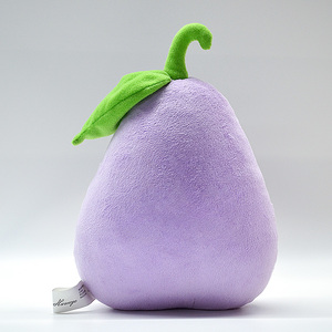 Hình Cà Tím Rửa Siêu Mềm Sang Trọng Đồ Chơi Trái Cây Rau Nhồi Bông Trang Trí Nội Thất PP Bông Điền Lưới Căng Thẳng Cứu Trợ Sinh Nhật - Product Image 4