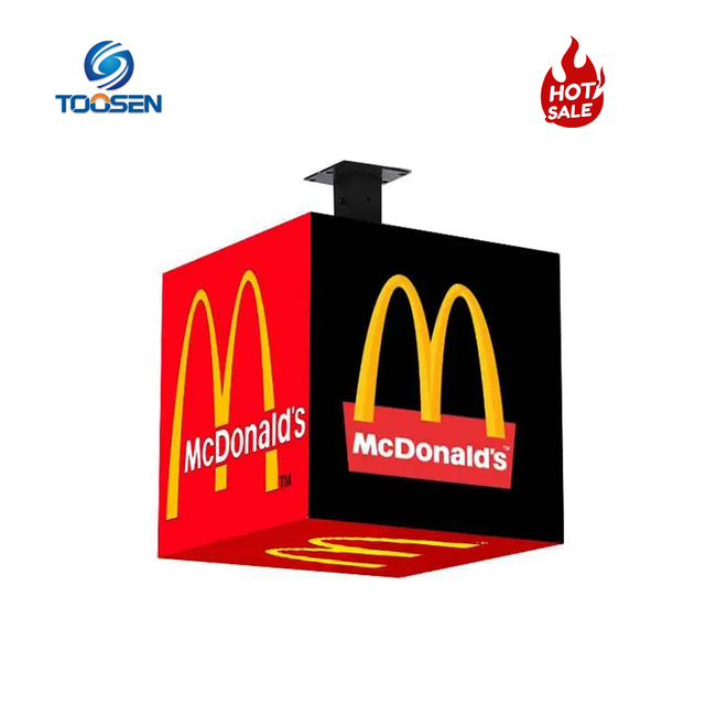 TOOSEN High Resolution P2.5 Indoor LED Display Cube 3d Magic Video Multi-faceted Cube LED Screen Retail Commercial Display